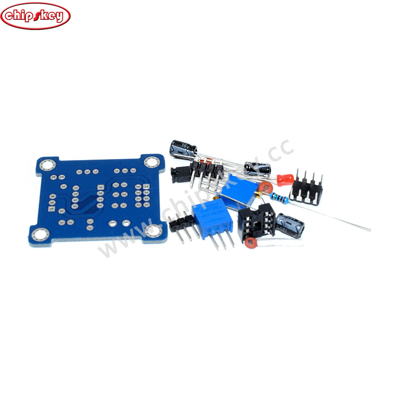 NE555 Pulse Generator Pulse Starter Duty Cycle and Frequency Adjustable Module DIY Kit Oscillator Square Wave Signal Generator