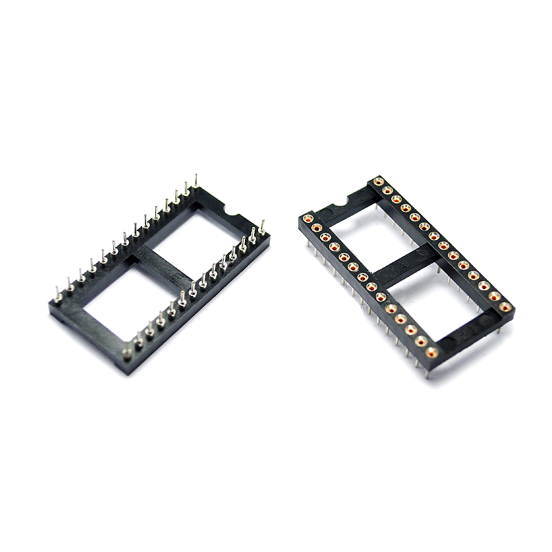 DIP-28P Wide IC Block 28P, Round Foot IC Integrated Bloc 17pcs/Tube