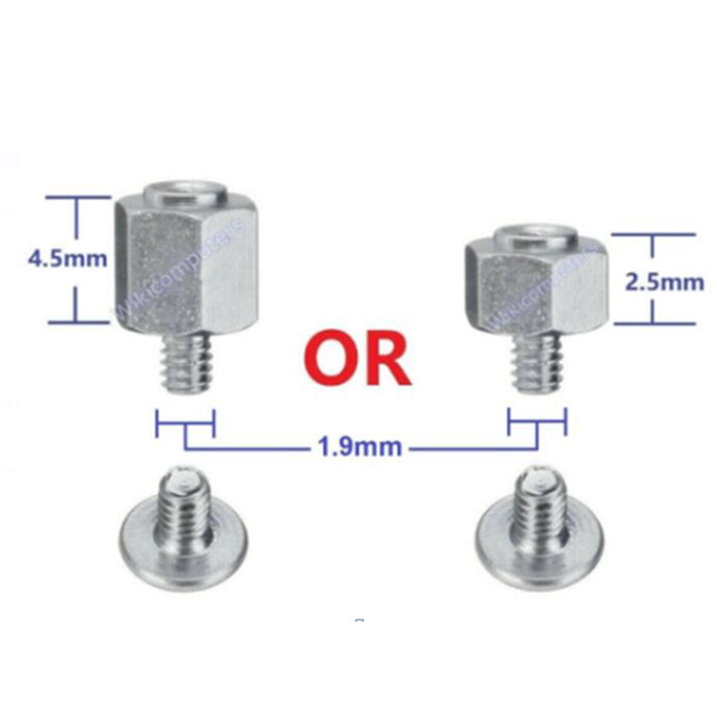 M2*4.5mm and M2*2.5mm NVMe SSD Motherboard STAND OFF & SCREW 4pcs/set