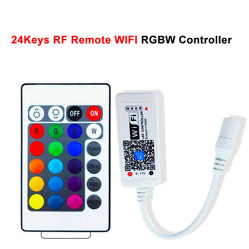 Wireless WiFi Controller , RGBW IR RF LED Controller for 5050 WS2811 WS2812B Pixel led strip