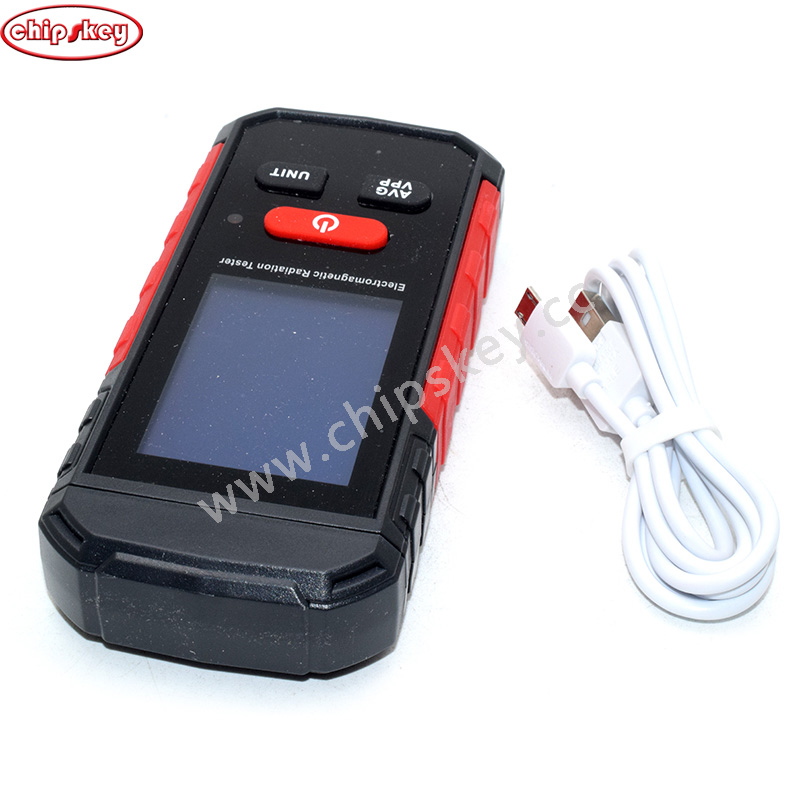 WT3122 Electromagnetic Radiation Detector Electric Survey Tester Display Magnetics Field Radio Test LCD Screen Sound Light Alarm