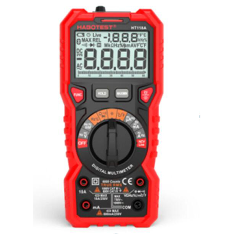 HABOTEST HT118A Digital Multimeter Auto Range Multi-meter 6000 Counts True RMS Measuring Voltage Current Resistance Capacitance