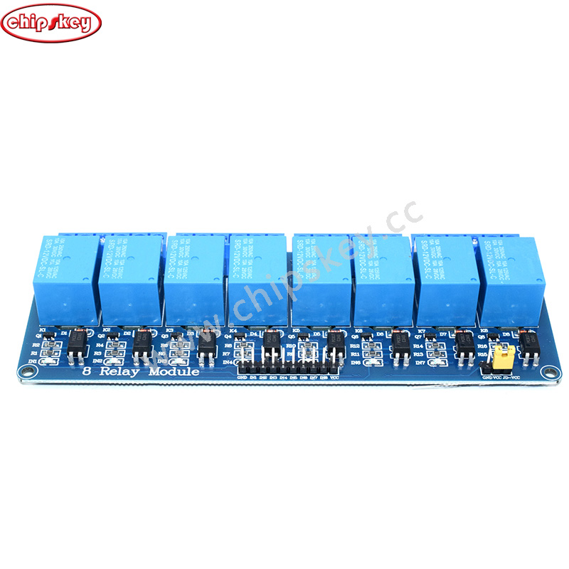 5V 8-channel relay module with optocouplers, relay control panels, PLC relay