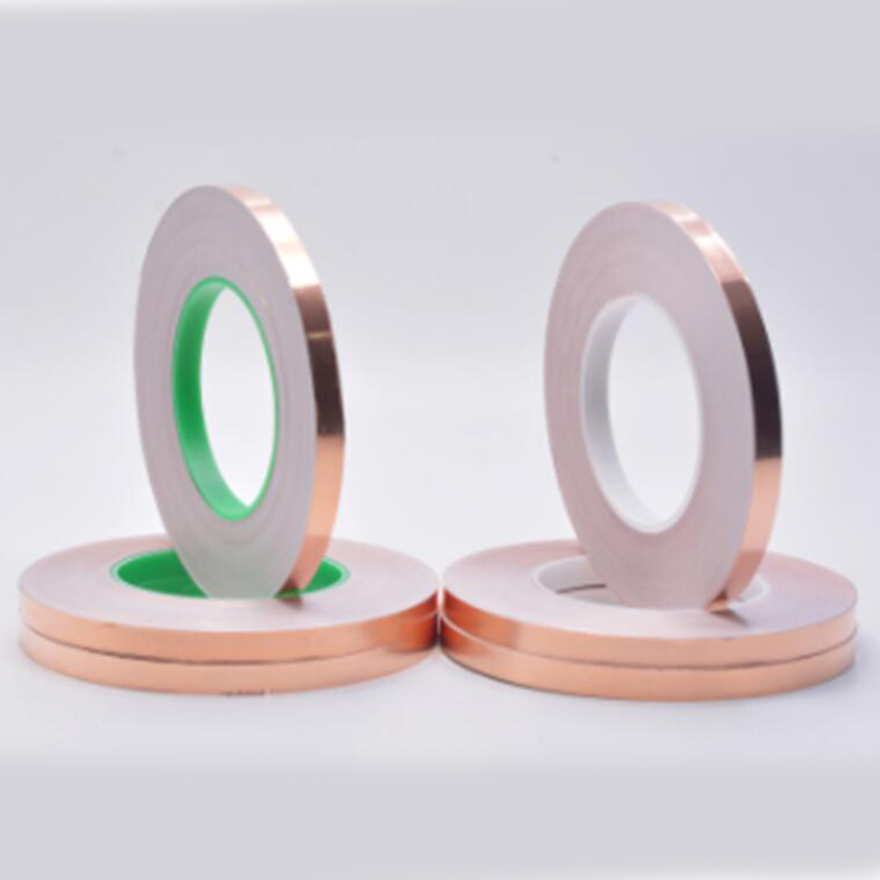 50mm*20M Adhesive Tape Foil Tape Adhesive Conductive Copper Shield Eliminate EMI Anti-static Single-sided Repair Tape