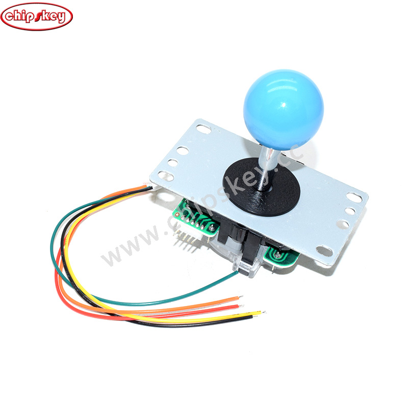 Blue 5Pin 8way Long Stick Joystick with Multi Color Ball for Arcade Game Machine Pandora box console