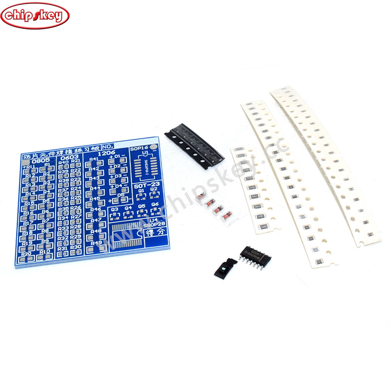 DIY chip component welding board/practice version/dedicated for electrician and electronic welding technology practice