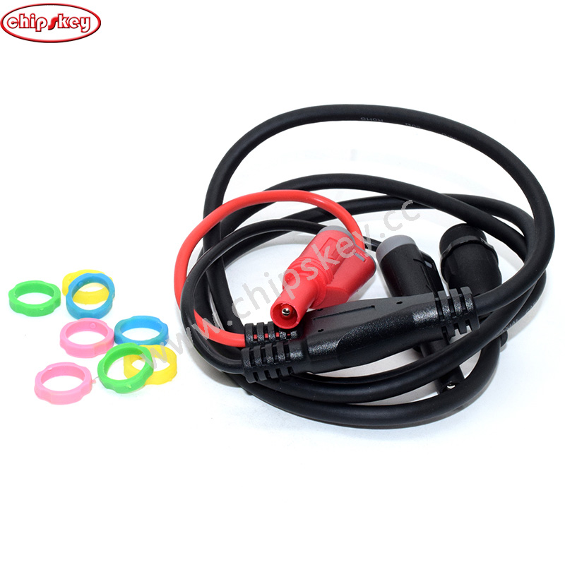 P1204 Safety BNC Male Plug to Dual 4mm Stackable Banana Plug RG58 Coaxial Cable Oscilloscope Test Lead 120CM 500V/5A