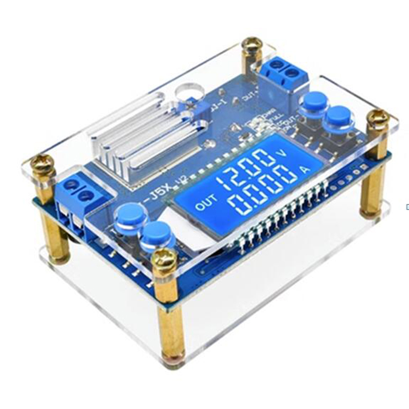 12A Constant Voltage Constants Current LCD Digital Voltage Current Display Adjustable Step-down Power Supply Module