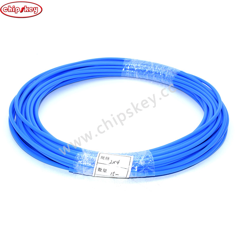 Blue 2x4mm ID 2mm OD 4mm PTFE Tube for 3D Printer Parts Pipe Bowden J-head 1.75mm Filament Guide Tube Ender3 v2 CR10