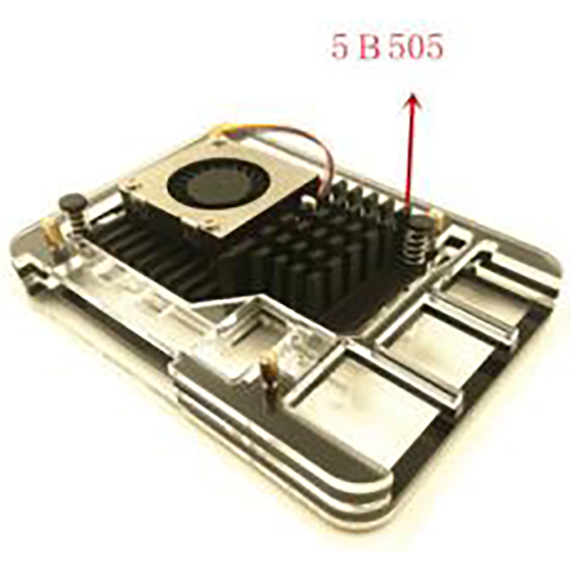 Raspberry PI 5B 5 layer Black-Transfer Case 5B505-Black