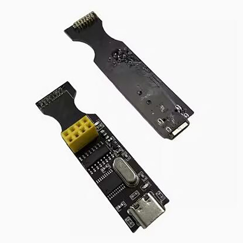 NRF24L01 2.4G Wireless Serial to USB Transceiver Module Development Board with SMD Module Debugging and Testing Socket