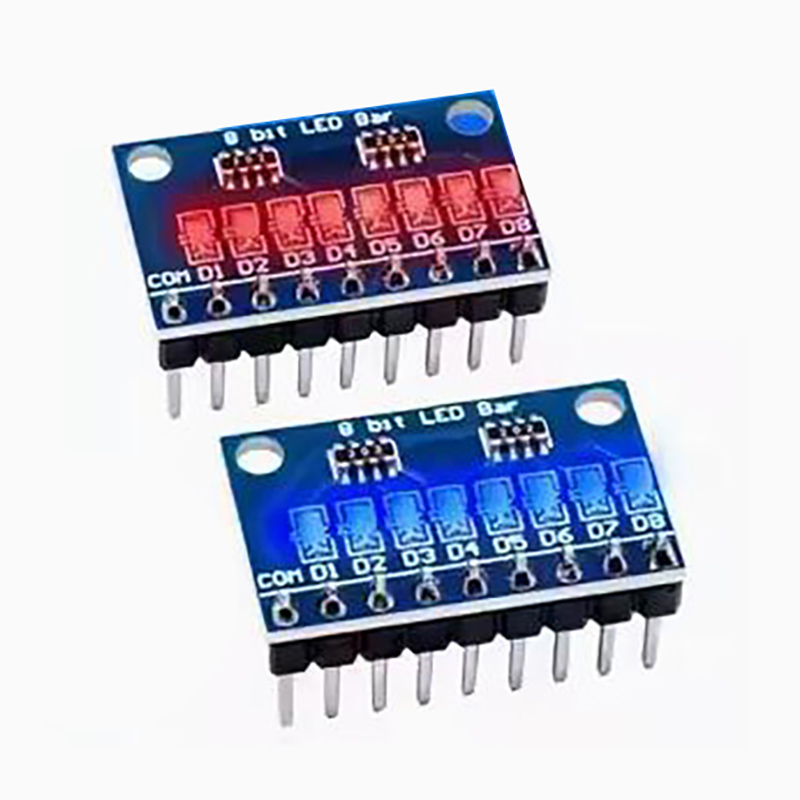 8-digit red co positive indicator light module