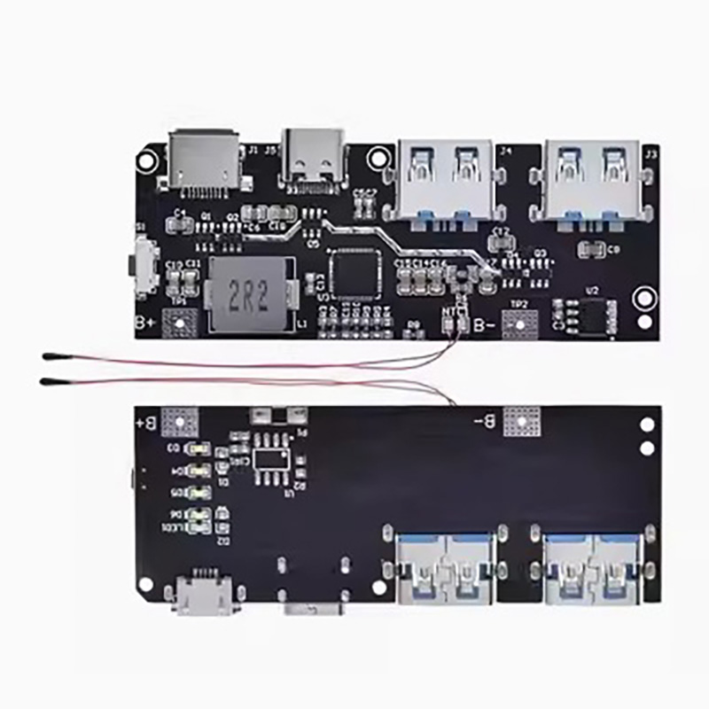 22.5W Power Bank 5-port Bidirectional Fast Charging Mobile Power Module Circuit Board DIY Motherboard Kit QC4+PD3.0