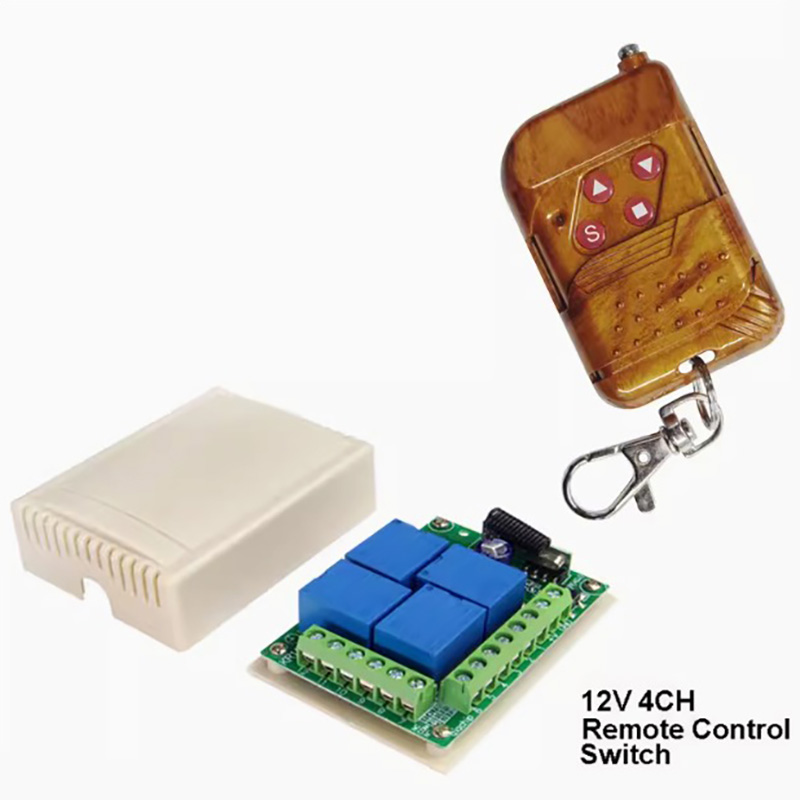 12V four-way wireless remote control switch control