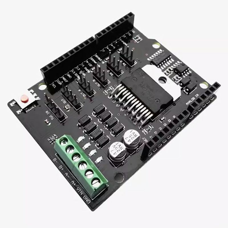 L298NH DC Motor Driver Shield 5V-12V Speed Controlling Current Absorption Measurement For Arduino Replace L298P L298