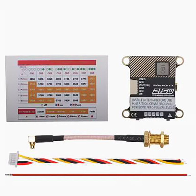 5.8G image transmission, 2.5W high-power FPV crossing aircraft, fixed wing wireless OSD tuning power supply, self inspection, long-distance navigation