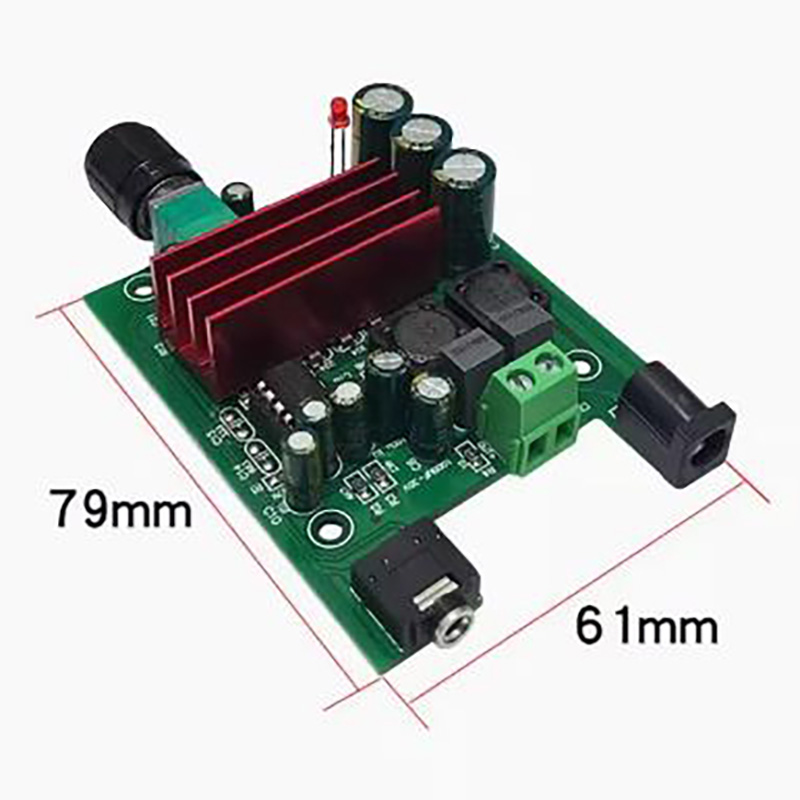 TPA3116D2 digital amplifier board module/mono 100W full frequency amplifier board with front stage operational amplifier NE5532 XR-163