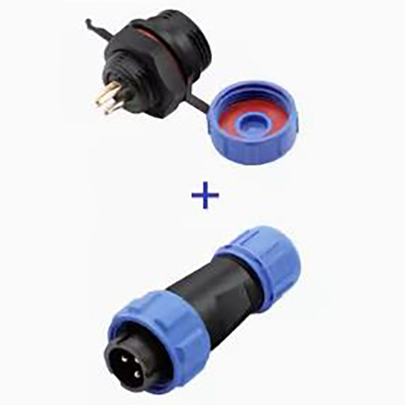 SP13-4 IP68 waterproof connector male plug and female socket 4pins