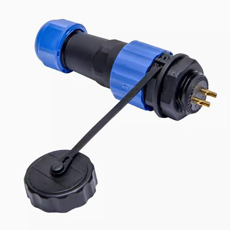 SP16-4L SP16 Connector 4PWaterproof IP68 Male Plug and Female Socket Power Cable Connectors