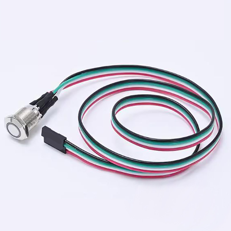 12mm momentary latch push button switch with 60CM cable / reset Button