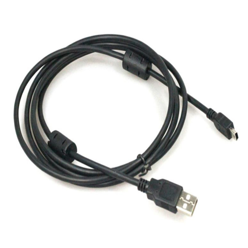 1.8M length Mini USB to USB cable with 2 ferrite cores