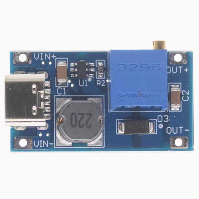 MT3608 DC-DC Booster Module 2A Booster Board With Type-C