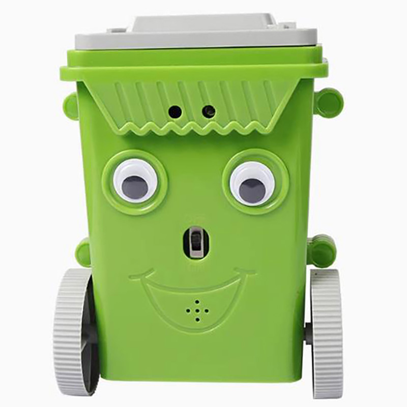 Toys education DIY rubbish bin robot kit