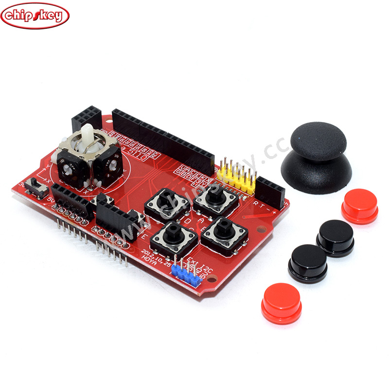 Arduino JoyStick Shield, joysticks expansion board, simulated keyboard and mouse functions