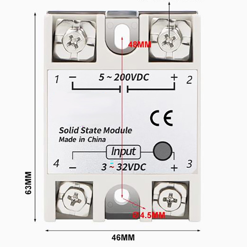 DD (DC-DC) 25A SSR-25DD