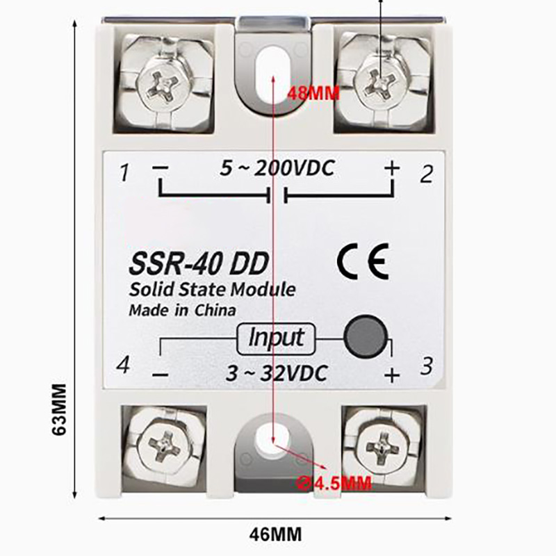 DD (DC-DC) 40A SSR-40DD