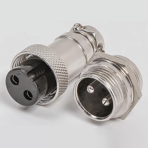 GX12 2pins Male and Female Aviation Connector