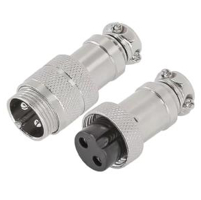 GX12 Circular Connector 2 Pin Male&Female