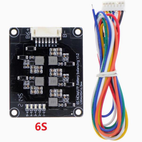 6S/lithium battery active equalizer energy transfer board/ 6 series inductance energy exchange 1.2A high current equalization module