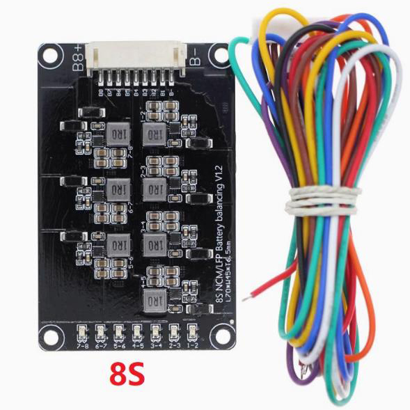 8S/lithium battery active equalizer energy transfer board/ 8 series inductance energy exchange 1.2A high current equalization module