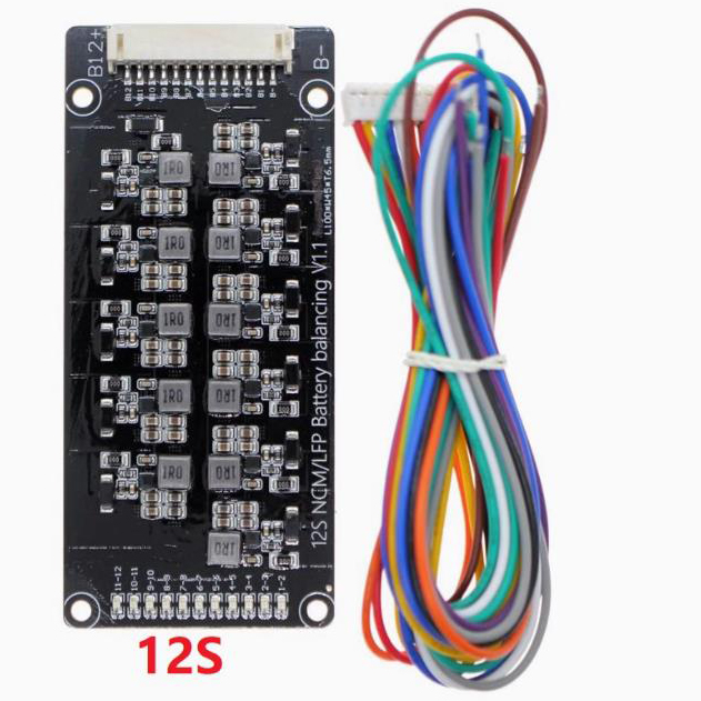 12S/lithium battery active equalizer energy transfer board/ 12 series inductance energy exchange 1.2A high current equalization module