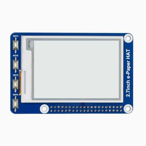 264x176, 2.7inch E-Ink display HAT for Raspberry Pi