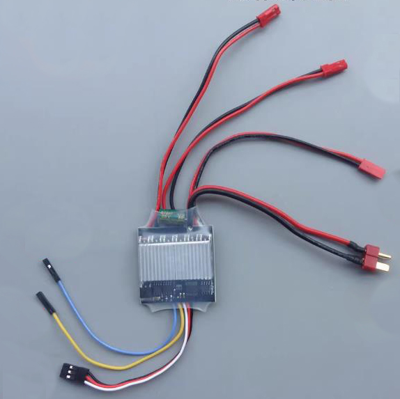 15Ax3 2-4S Bidirectional Brushed ESC Silent version Controller Support for 380 motor tank Model Modification Accessories