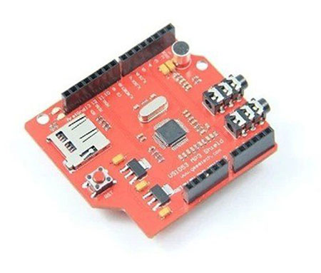 VS1053 shield board MP3 Music shield with TF card slot work For Arduino