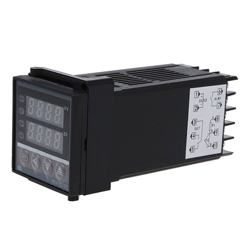 Dual PID Digital Display Temperature Controller REX-C100