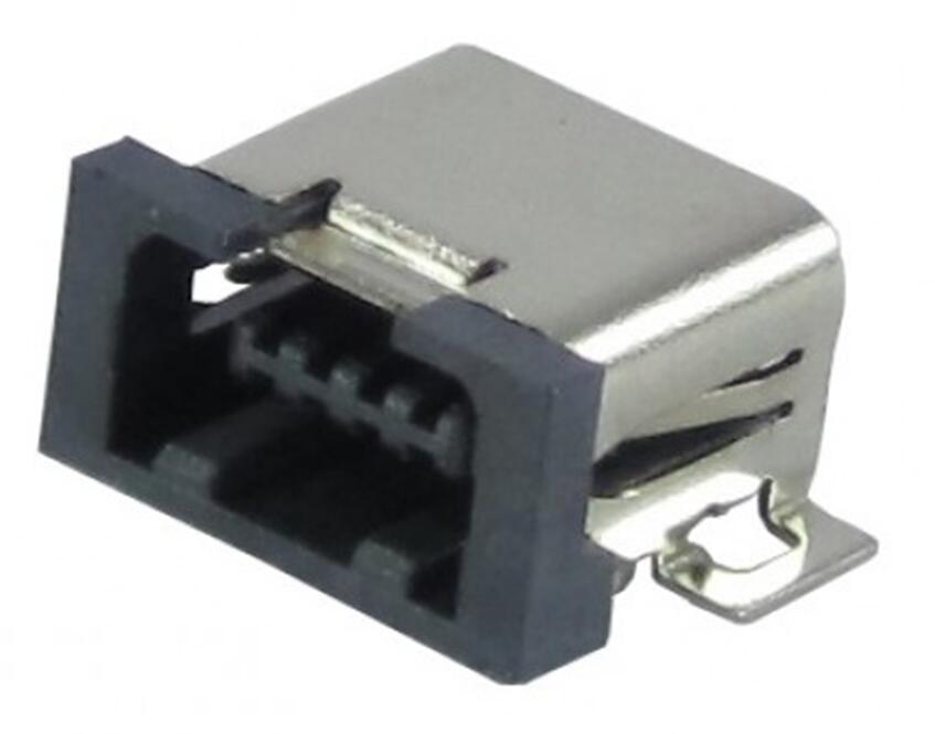 USB Connector 4 Pin Mini A Type Female/ Receptacle - Surface Mount