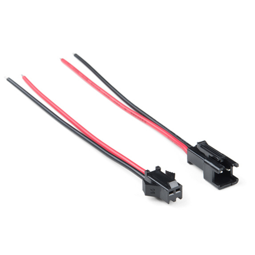 SM 2.54 2P Cable 10CM Price for 2pcs/set 22AWG