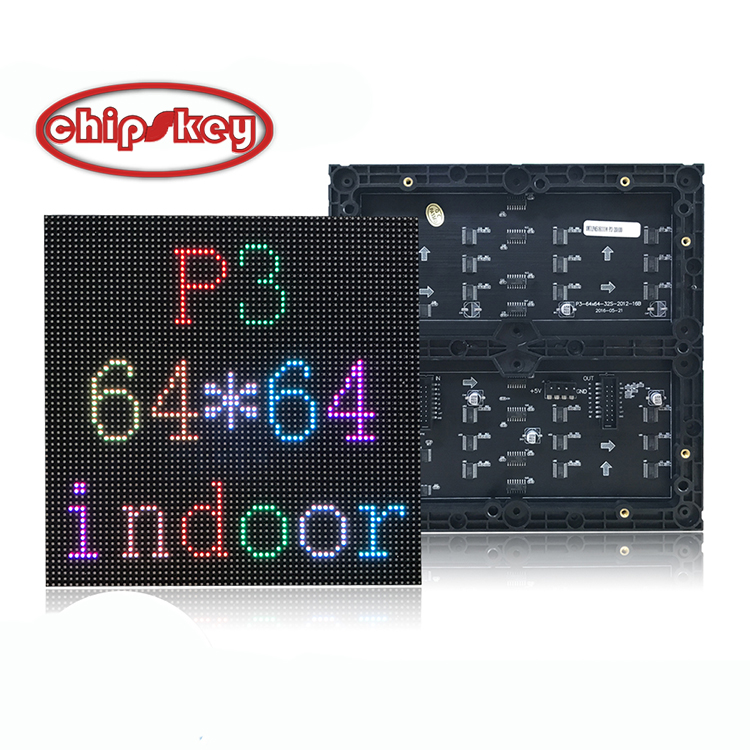 Indoor P3 64*64dots 192*192mm Led matrix