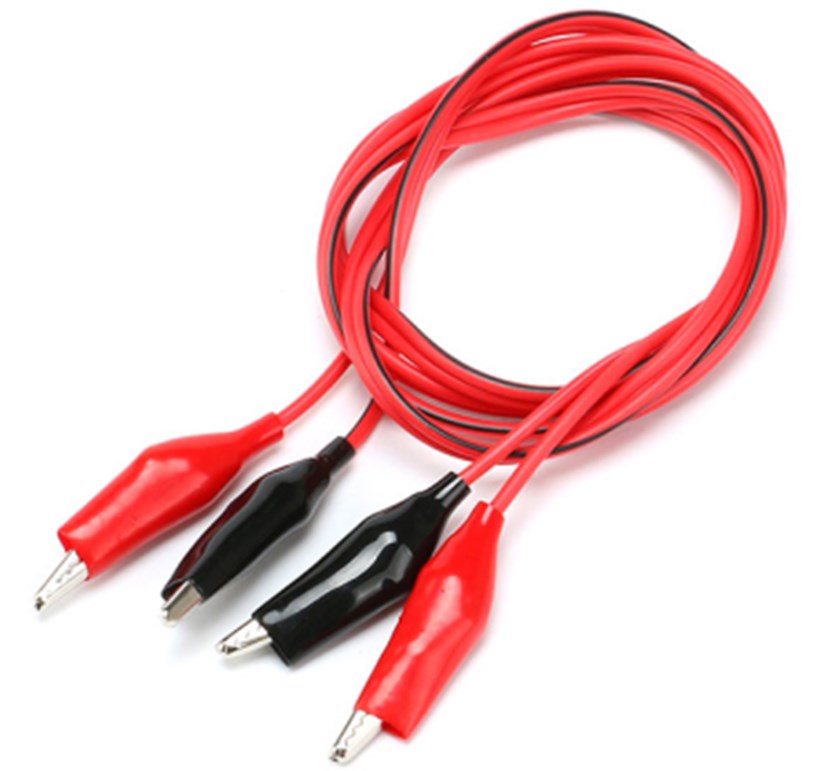 Alligator to Alligator Test Lead Cable Set 1M 2P