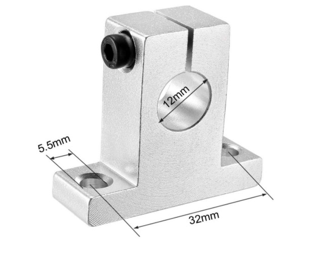 SK12 Vertical axis bracket support base