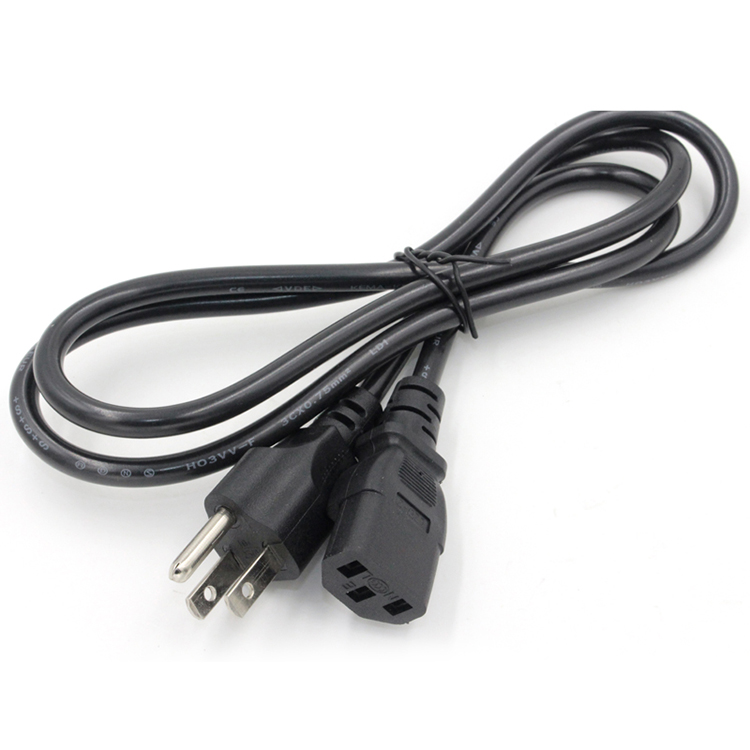 USA Power Plug Cable 180CM 3pins